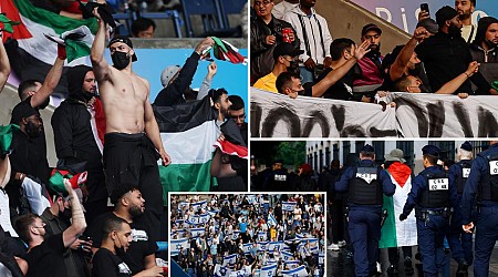 Antisemitic protesters chant ‘Heil Hitler’ during Israel soccer match during Paris Olympics
