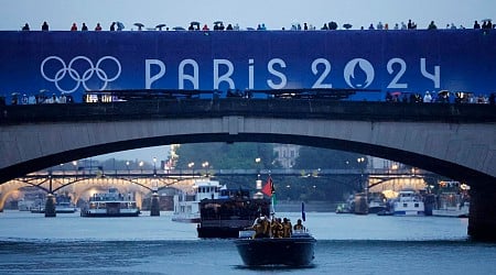 Olympic Flotilla Opens 33rd Summer Games On The River Seine In Paris