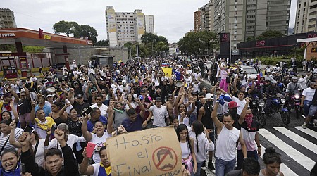 Venezuela : la rue en colère après la réélection contestée de Nicolas Maduro