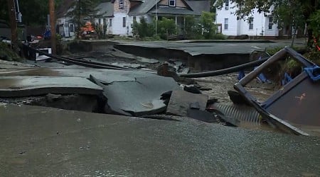 Vermont flooding forces water rescues after 1-in-1,000-year rain