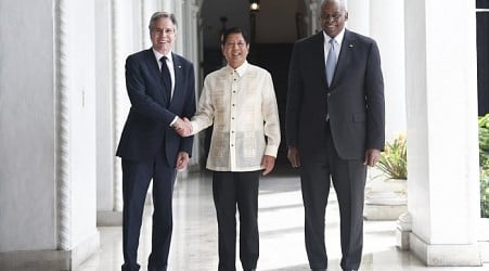 US boosting alliance with the Philippines with military funding and pact amid concern over China