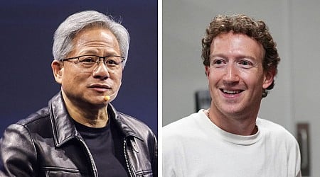 Nvidia's Jensen Huang and Mark Zuckerberg traded jackets and compliments while talking about AI