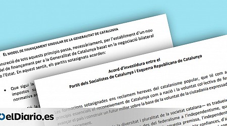 Documento | Texto íntegro del preacuerdo entre ERC y PSC para investir a Salvador Illa