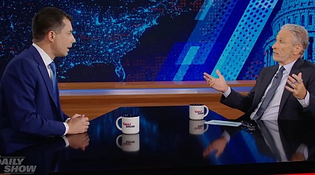 Jon Stewart praises Pete Buttigieg after his 'perfect' take on JD Vance