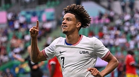 The U.S. men's soccer team advances to the quarterfinals at the Paris Olympics
