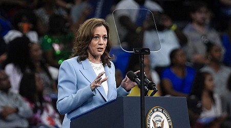 Harris tries to flip the script on Trump on the border during raucous Georgia speech