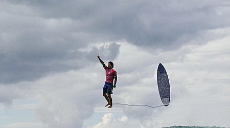 A Bit Different Than In Paris: Olympic Surfing Fashion In Tahiti