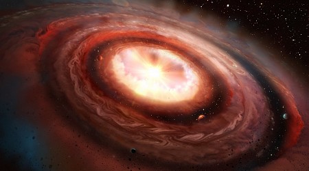 Astrophysicists build model to explain to rapid planet formation