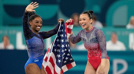 Simone Biles earns second Olympic all-around gymnastics title