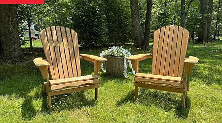 SPONSORED POST: An Easy DIY Takes These Adirondack Chairs from “Grimy and Sad” to Polished and Timeless