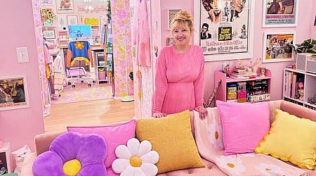 A millennial transformed a house into her pink '90s dream home with a movie theater and arcade. Now she has to sell.