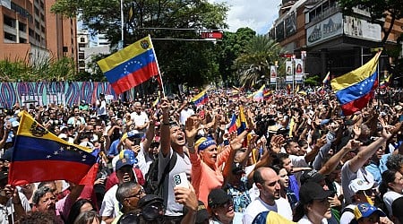 Venezuela : l’opposition, emmenée par sa cheffe, manifeste pour revendiquer la victoire à la présidentielle