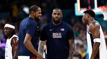 Anthony Edwards Calls LeBron James, Kevin Durant 'Best People' amid USA Olympic Run