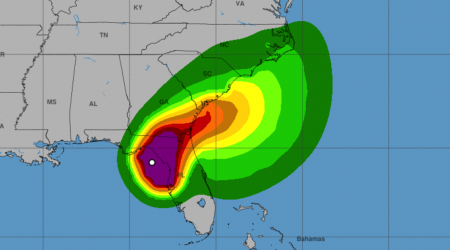 Maps show Tropical Storm Debby's path and forecast