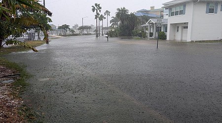 What streets are flooding in St. Pete due to Tropical Storm Debby