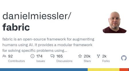 Fabric is an open-source framework for augmenting humans using AI