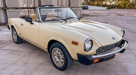 1982 Fiat Spider 2000 at No Reserve