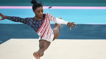 Simone Biles wins silver on floor, Jordan Chiles takes bronze as women's artistic gymnastics at Paris Olympics concludes