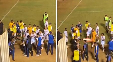 Brazilian Goalie Shot By Policeman's Rubber Bullet In Wild Post-Match Altercation