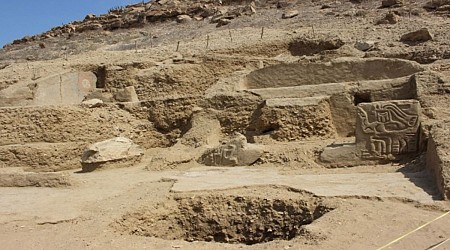 5,000-year-old ceremonial temple discovered beneath sand dune in Peru