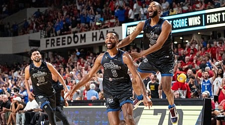 WATCH: Former Kentucky and Louisville players separated by security as fight nearly breaks out after TBT game