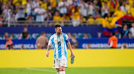 Argentina wins record 16th Copa America title, beats Colombia 1-0 after Messi gets hurt