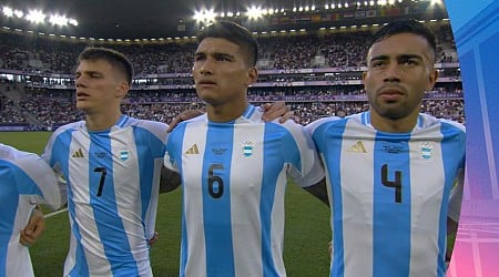 Watch: France fans boo Argentina national anthem