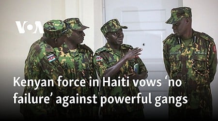 Multinational force in Haiti 'committed' to curbing instability, Kenyan leader says