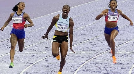 Julien Alfred, nouvelle reine du 100 m aux JO 2024, au nom de son père et pour Sainte-Lucie