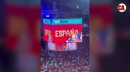 El videomarcador del WiZink juega al quién es quién... ¡y aparece Lucas Vázquez!