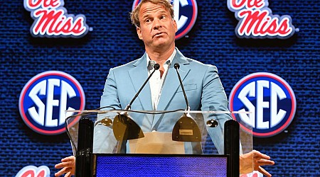 Lane Kiffin slams Paul Finebaum at SEC Media Days for past criticisms: 'I don't know what you're good at'