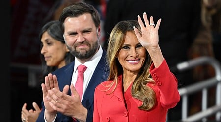 Melania Trump attends final night of RNC