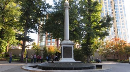 Seagull Monument in Salt Lake City, Utah