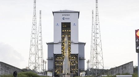 ESA’s new heavy-lift rocket, Ariane 6, is poised to launch for the first time on Tuesday