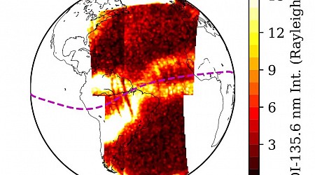 La NASA ha descubierto estructuras en forma de X en la ionosfera que los científicos aún no logran explicar