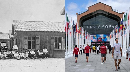 Vintage photos show how the 1924 Paris Olympics compare to this year's games, from the Olympic Village to the venues