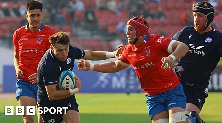 Scotland score eight tries to beat battling Chile