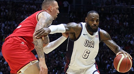 LeBron continues dominance, U.S. edges Germany