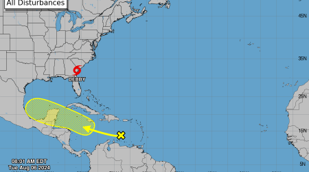 NHC tracking new tropical disturbance, early forecast follows Beryl's path to Texas