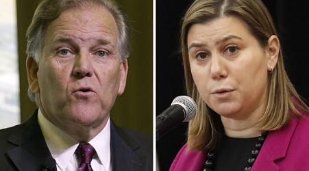 Michigan will choose between Democrat Elissa Slotkin and Republican Mike Rogers for US Senate