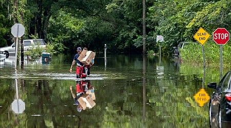 Tropical Storm Debby swirls over Atlantic, expected to again douse the Carolinas before moving north