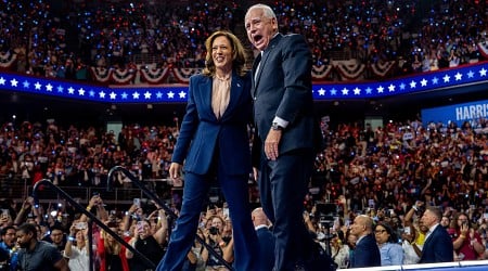 Harris and VP Pick Walz Hold First Campaign Rally as Democratic Ticket