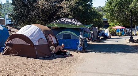 Marin County business can’t blast music at homeless camp