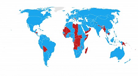 Map Shows Countries That Have Never Won An Olympic Medal