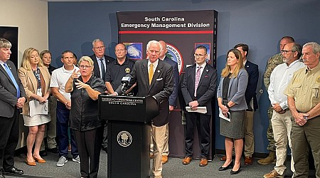 WATCH LIVE: McMaster to hold briefing on Tropical Storm Debby