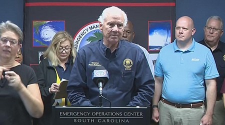 South Carolina emergency update on Tropical Storm Debby: August 7