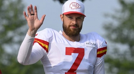 Chiefs kicker Harrison Butker says he stands behind comments he made during polarizing speech