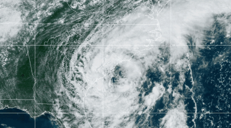 Tropical Storm Debby makes second U.S. landfall, in South Carolina