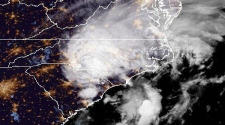 Tropical Storm Debby makes 2nd landfall in South Carolina