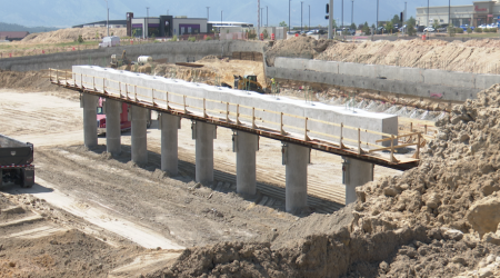 Voyager Parkway bridge project in Colorado Springs won't be finished before opening of nearby Ford Amphitheater